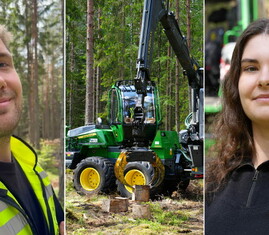 Bild på Maurice Hill, mer känd som L22, och Rebecca Sirberg, känd som Bexx.