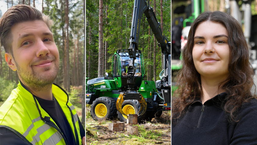 Bild på Maurice Hill, mer känd som L22, och Rebecca Sirberg, känd som Bexx.