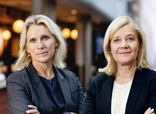 Anna Vargö, förhandlingschef Gröna arbetsgivare, och Lena-Liisa Tengblad, vd Gröna arbetsgivare.