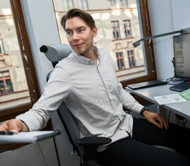 Bild på Joakim Wirén, chefsekonom på Gröna arbetsgivare.